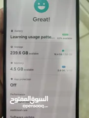  5 سامسونج a52 اصلي   ذاكرة 258 رام8 يدعم الشحن السريع جدا