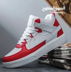  2 Sports shoes (red and white) BRAND NEW with free delivery