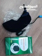 10 جهاز شد الرقبة من راكزو قابل للنفخ والتعديل لدعم الرقبة وتخفيف الام العمود الفقري وتخفيف الام الرقبة