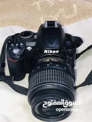  1 كاميرا نيكـون 3100D + قطـعه تحويل وكامل