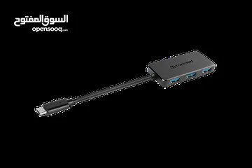  8 موزع  USB HUB عالي السرعة 3.1 و 4 مداخل Transcend HUB2C Type-C 4 Port USB HUB SuperSpeed 3.0