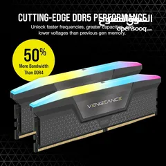  5 CORSAIR VENGEANCE RGB DDR5 32GB (2x16GB) DDR5 6000MHz