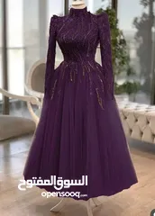  1 فستان للبيع ملبوس مره واحده بحالة الجديد