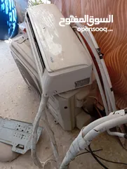  6 مكيف واحد طن بحاله جيده يعمل بشكل ممتاز موفر جدا