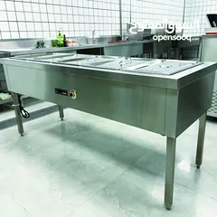 13 Bain Marie with more containers Fast food warmer stainless Steel for Restaurant Hotel Cafeteria