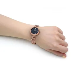  20 ساعة أمبوريو آرماني الأصلية.Emporio Armani Analog, Stainless Steel Band, AR11432, Rose Gold-Black