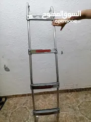  10 لوازم باص ستاريكس سلم+ مقاعد حديد منجد جلد عدد 2 +مواسير سفلية عدد 2