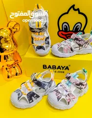  3 Original BABAYA brand shoes for kids.