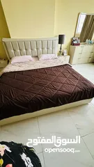  1 King size Bed from home center used  with new medical matress 180x210 only in OMR 100
