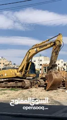  2 حفارة كوماتسو 380-6 موديل 2000 تب نظافة و لودر كتربلر 970F للبيع