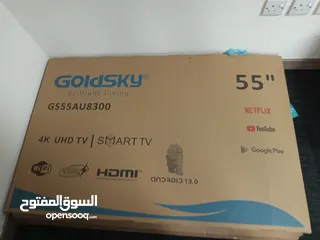  1 شاشة جولد سكاي 55 بوصة