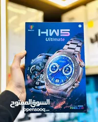  1 ساعة HW5 Ultimate سمارت بكل المميزات الجديدةاقوى و افخم بكج  ساعة HW5