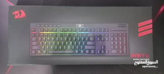  6 موجود كيبورد"K579 Redragon و ستيرنج t 128