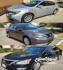  1 Nissan Altima 2016(Red), 2013(Black), 2016(Brown)  Dial for Watsap or call.