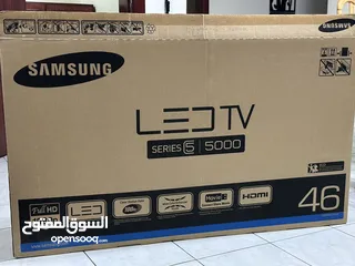  1 Samsung 46” LED TV