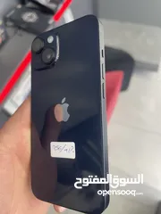  5 Iphone 14 256gb used 91% / ايفون 14 مستخدم  لون اسود بحالة الجديد 91٪؜