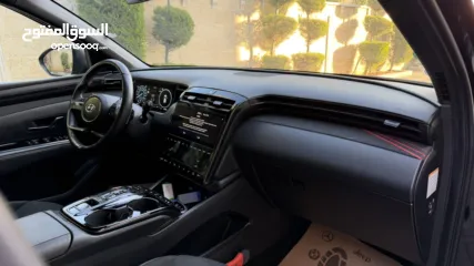  8 هونداي توسان NLine ترخيص 2022 محرك 1600 هايبرد plug in/يقطع على الشحنه 65 كيلو متر 271 حصان