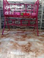  1 سرير اطفال..تخت اطفال ، مع هزاز للبيبي