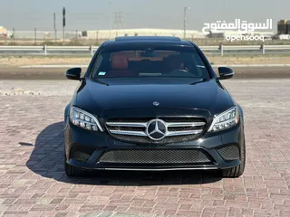  2 Mercedes-Benz - C300 - 2019 – Perfect Condition – 1,315 AED/MONTHLY
