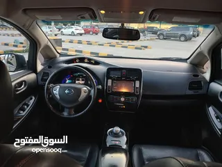  11 نيسان ليف SL Premium 2015 بحاله ممتازه