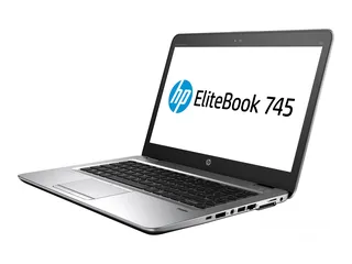  1 لابتوب HP elitebook 745 g3  حالة ممتازه