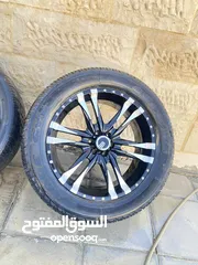  1 جنط مع كوشوك قياس 20/255 بركب للبكبات والجباات