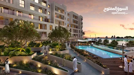  3 1 BR Brand New Apartment in Al Mouj for Sale – Lagoon