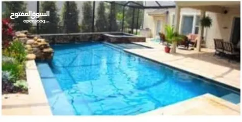  24 بناء مسابح برك سباحة نظام سكيمر واوفر فلو .