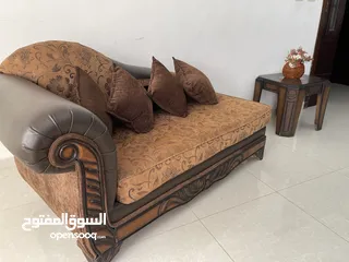  5 طقم كنب 9 مقاعد خشب زان ثقيييييل