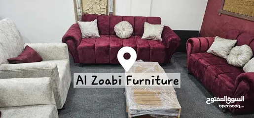  10 اطقم الكنب ثلاثيه ومجوزه ومفردتين