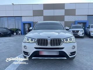  1 BMW X3 2017 GCC Space XDrive V4 Full Option Very Clean 177,000 KM