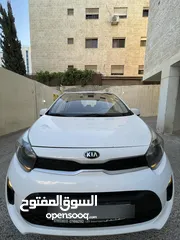  7 كيا بيكانتو مورنينج 2017 فحص كامل كرت ابيض بحالة الوكالة (شاشة+حساسات خلفية+كاميرا)