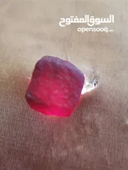  2 ياقوت روبي طبيعي خام أفريقيا Roby gemstone