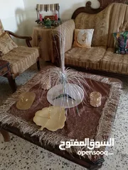  4 طقم كنب ومورس وبوفيه3قطع بحالة جيدة جدا