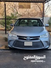  3 تويوتا كامري موديل 2016 فحص 3 جيد وفل كامل فتحه وجلد وشاشه وكاميرا وجنط هايبرد