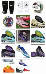  4 football shoes original nike w adidas w puma اسبدرينات فوتبول