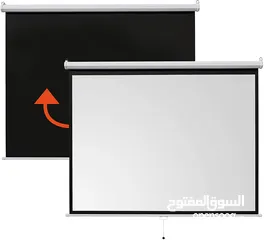  1 شاشة عرض للبروجكتر يدوية قياس 160*160سم ،، عرض خاص فقط  مع التوصيل المجاني داخل عمان