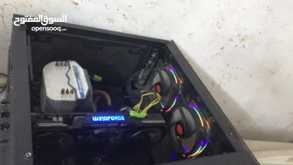  1 جهاز كميوتر البيع المواصفات المعالج Intel(R) Core(TM) i7-8700 CPU  كرت شاشا gtx960ti4g 16رام تخزي
