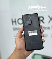  2 بأقل سعر  : Samsung S20 ultra 256gb هاتف نظيف جدا بحالة الوكالة بدون اي شموخ أو مشاكل مع الضمان