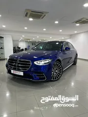  4 للبيع فقط مرسيدس S450L موديل 2021 خليجي وكالة عمان صيانة الوكالة نظيف جدا بدون حوادث مالك الاول