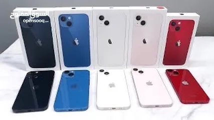  39 iPhone 13 128G جديد كفالة الشرق الاوسط جميع الالوان افضل سعر بالمملكة