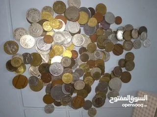  5 عملات معدنيه متنوعه