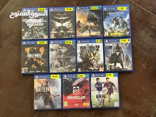  10 ايادي بلايستيشن 4  ممتازة جدا PS4 Controllers متوفرالعاب