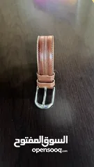  6 Natural Leather Men’s Belt