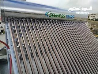  6 سخان شمسي ستانلس ستيل من الداخل والخارج ضد الصدأ