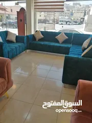  23 كورنرات 9مقاعد حرف L معاه كمان مجوزه بسعر الجملة من مفروشات ماسة لاتردد بل اتصال والحجز