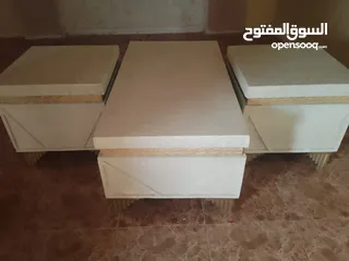  3 طاولات وسط