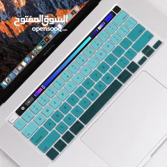  2 واقي لحماية لوحة مفاتيح ابل بالوان مختلفه لكافة انواع لاب توبات ابل انجليزي و عربي