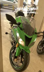  4 kawasaki NINJA zx6r 636cc 2015 model running  20.000 km/h