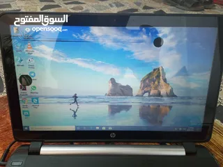  1 لابتوب hp شاشة لمس